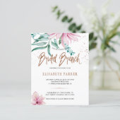 Papier Bridal brunch chic floral nuptiale invitation à la (Debout devant)