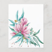 Papier Bridal brunch chic floral nuptiale invitation à la (Dos)