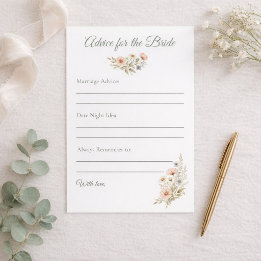 Papier Bridal Shower Wildflower Advice for The Bride