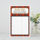 Papier Bride ABC Flannel et givre jeu de Fête des mariées (Debout devant)