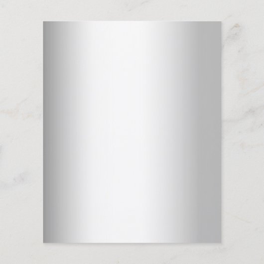 Papier Brising argent eucalyptus vert invitation (Dos)