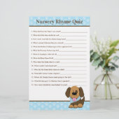 Papier Brown Chien Chien Chien Baby shower Nursery Rhyme (Debout devant)