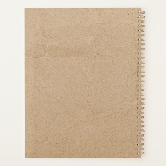 Papier Brown Rustique Kraft Simple Professionnel (Dos)