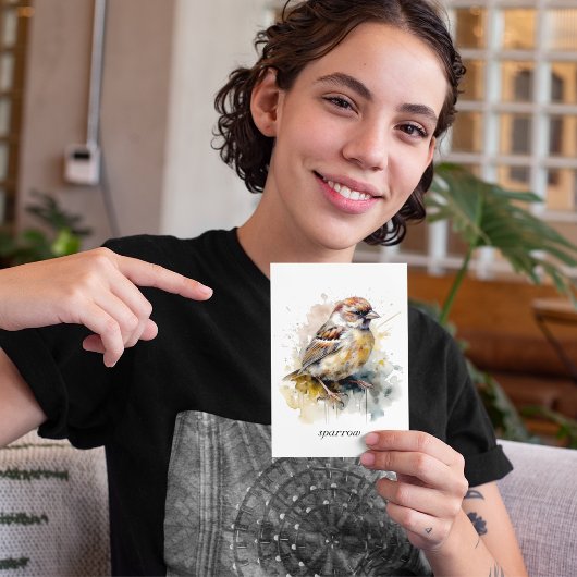 Papier Bruant rustique, personnalisé