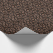 Papier brun chocolat d'emballage cadeau de (Coin)