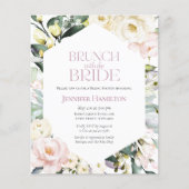 Papier Brunch avec la mariée | Invitation de la douche nu (Devant)