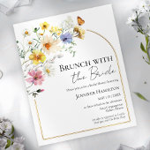 Papier Brunch avec l'invitation de la mariée douche nupti