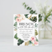 Papier Brunch avec l'invitation de la mariée douche nupti (Debout devant)