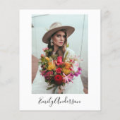 Papier Brunch & Bubbly Fête des mariées Photo Invitation (Dos)