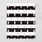 Papier Brunch budget et Parties scintillant rose mousseus (Dos)