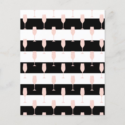 Papier Brunch budget et Parties scintillant rose mousseus (Dos)