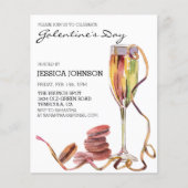 Papier Brunch de la Saint-Galentin Champagne (Devant)