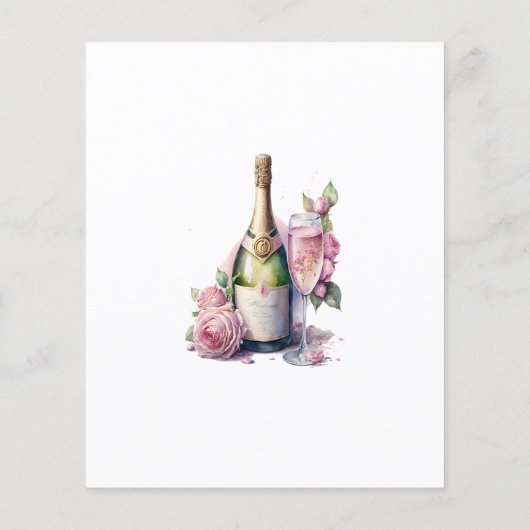 Papier Brunch et Bubbly Fête des mariées Game Card (Dos)