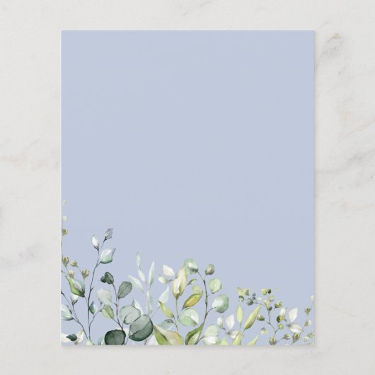 Papier Brunch Vert Et Invitations Bubbly Budget (Dos)