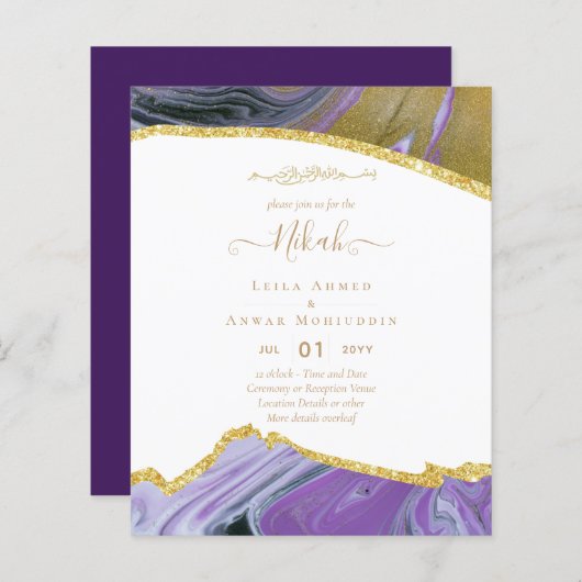 PAPIER BUDGET (Devant / Derrière)