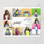 Papier Budget 10 Faire-part de graduation multiphoto (Devant)