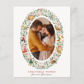 Papier Budget 12 Jours De Fête Photo De Noël (Devant)