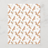 Papier Budget 18e anniversaire chats blanc doré (Dos)