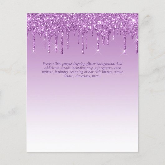 Papier BUDGET 18e anniversaire Parties scintillant de séc (Dos)