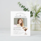 Papier BUDGET 18e anniversaire Tini Bit photo plus ancien (Debout devant)