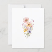 Papier Budget 1er Anniversaire Petit Fleur sauvage Tourne (Dos)