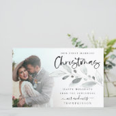 Papier Budget 1er Noël Marié Photo Foliing Holiday (Debout devant)