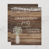 Papier Budget 2023 Graduation Lumières du souffle du bébé (Devant / Derrière)