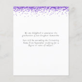 Papier Budget 2024 - Faire-part de Parties scintillant vi (Dos)