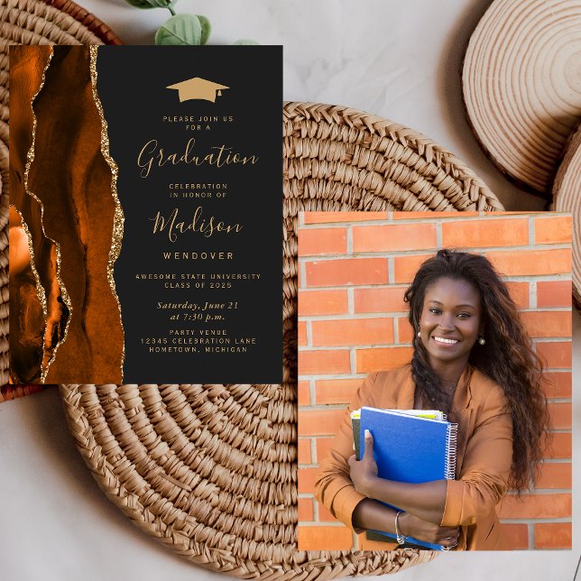 Papier Budget 2025 - Invitation photo de l'âge de rouille (Créateur téléchargé)