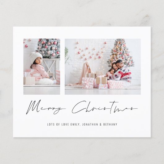 Papier Budget 2026 Calendrier 2 Photo Joyeux Noël (Devant)