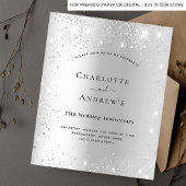 Papier Budget 25e anniversaire mariage parties scintillan