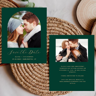 Papier Budget 2-Photo Arch Emerald Green Enregistrer la d