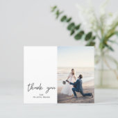 Papier Budget 2 Photo Moderne Calligraphie Merci (Debout devant)