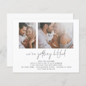 Papier Budget 2 Photo Obtention de Faire-part de mariage (Devant / Derrière)