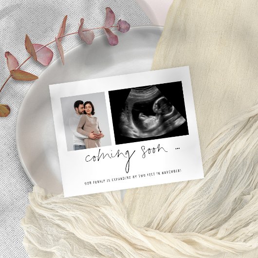 Papier Budget 2 Photo Prochainement Faire-part de grosses