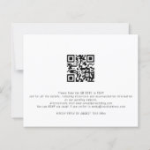 Papier Budget 2 Photo QR Code Obtenir un Mariage haché (Dos)