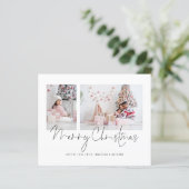 Papier Budget 2 Photos 2026 Calendrier Joyeux Noël (Debout devant)