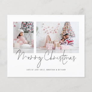 Papier Budget 2 Photos 2026 Calendrier Joyeux Noël