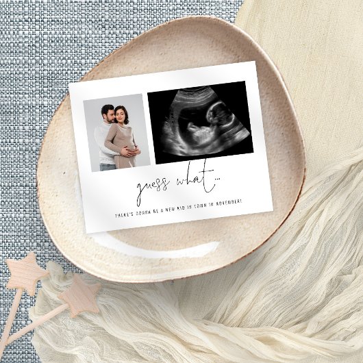 Papier Budget 2 Photos Devinez Quel Faire-part de grosses