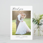 Papier Budget 2 script photo code QR mariage merci (Debout devant)