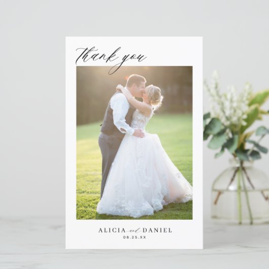 Papier Budget 2 script photo code QR mariage merci (Debout devant)