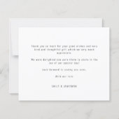 Papier Budget 2 Script Photo Mariage Amour Et Merci (Dos)