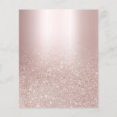 Papier Budget 30e anniversaire Champagne Invitation de la (Dos)