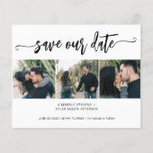 Papier Budget 3 photo collage mariage moderne date de sau (Devant)