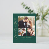 Papier Budget 3-Photo Emerald Green QR Code Enregistrer l (Debout devant)