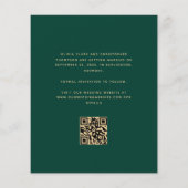 Papier Budget 3-Photo Emerald Green QR Code Enregistrer l (Dos)