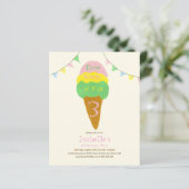 Papier Budget 3 Scoops of Fun 3e anniversaire fête (Debout devant)