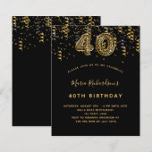 Papier Budget 40e anniversaire de la fête léopard d'or no (Devant / Derrière)