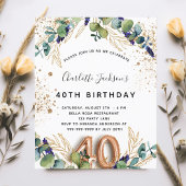 Papier Budget 40e anniversaire eucalyptus parties scintil