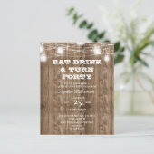 Papier Budget 40e anniversaire Grange Bois Manger Boire e (Debout devant)